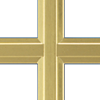 Brass grid colour sample